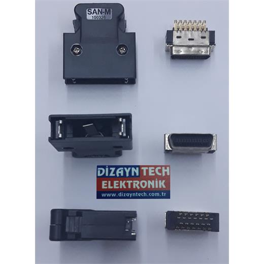 SCSI KONNEKTÖR 26PİN26P ERKEK-26PİN SCSI KONNEKTÖR-SCSI KONNEKTÖR
